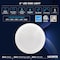 Luxrite 6 Inch LED Disk Light 5CCT 2700K-5000K 12.5W 1000LM Dimmable Damp Rated Energy Star ETL LR23870-1PK - alternate 4